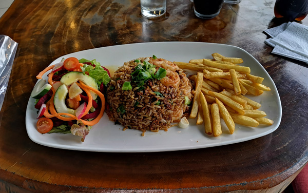 Arroz con Camarones y Genjibre : Restaurante el Viejo