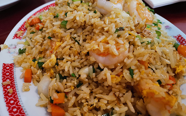 Arroz con Camarones - Restaurante Flor de Loto