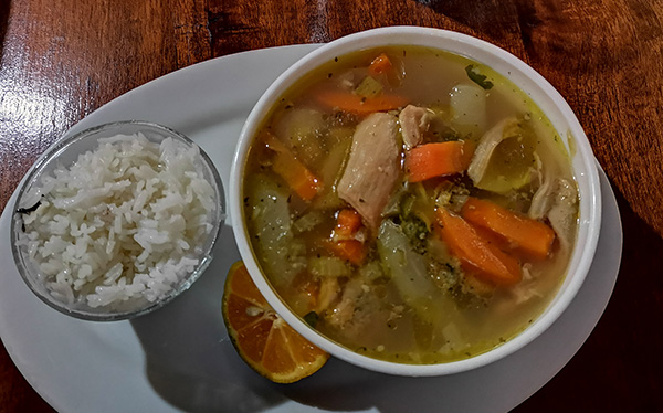 Sopa de Mondongo : Restaurante Posada de las Brujas