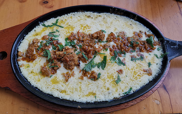 Cazuela Queso con Chorizo : Restaurante SantoKatrin