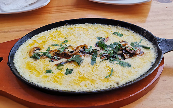 Cazuela Queso con Hongos : Restaurante SantoKatrin