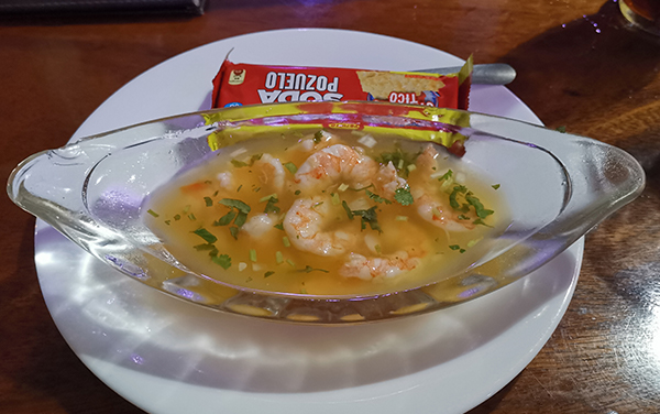 Ceviche Camarones : Posada de las Brujas