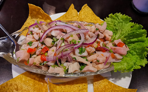 Ceviche de Pescado - Restaurante Boquería Palmeras