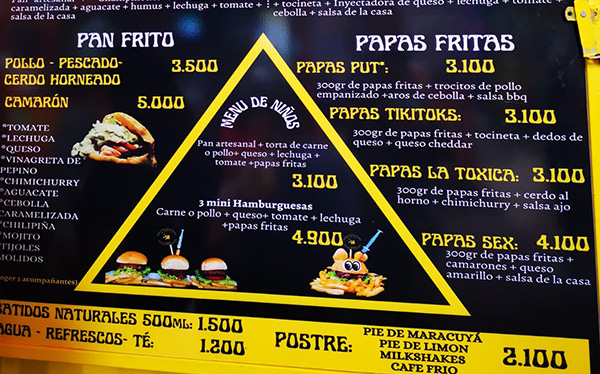 La Afrikeña - Menu, Container Plaza, Santa Ana, San José