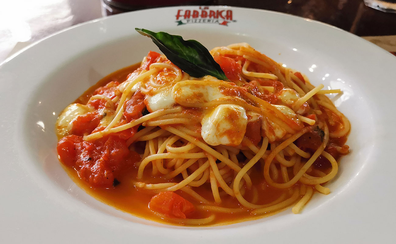 Pasta a la Checca / Restaurante La Fabbrica Pizzería, Paseo de las Flores, Heredia-16082023