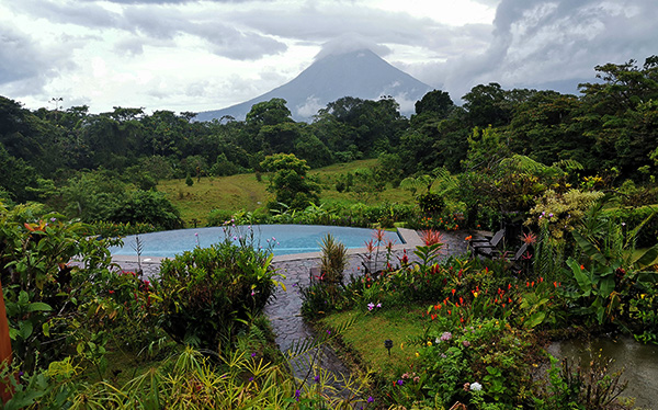 Vista del Volcán Arenal - Restaurante Volcano's Secret